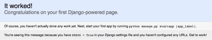 Django test page. Django test page.