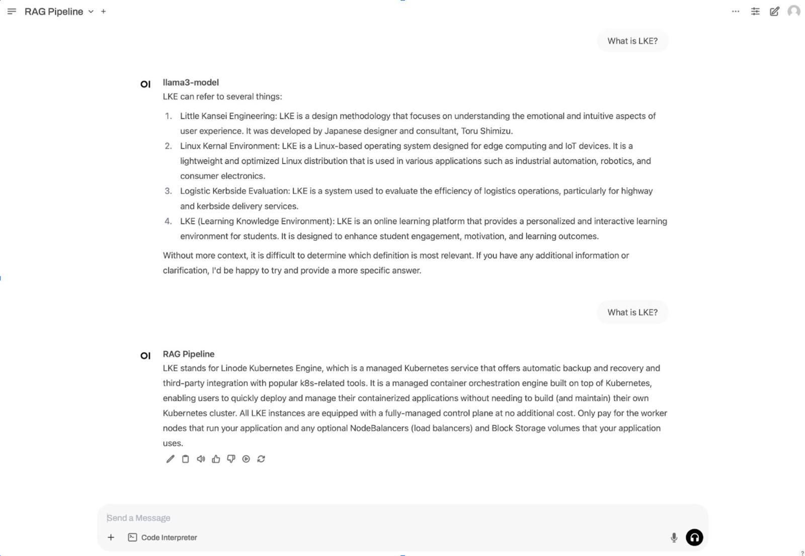 Llama and RAG LLMs Llama and RAG LLMs