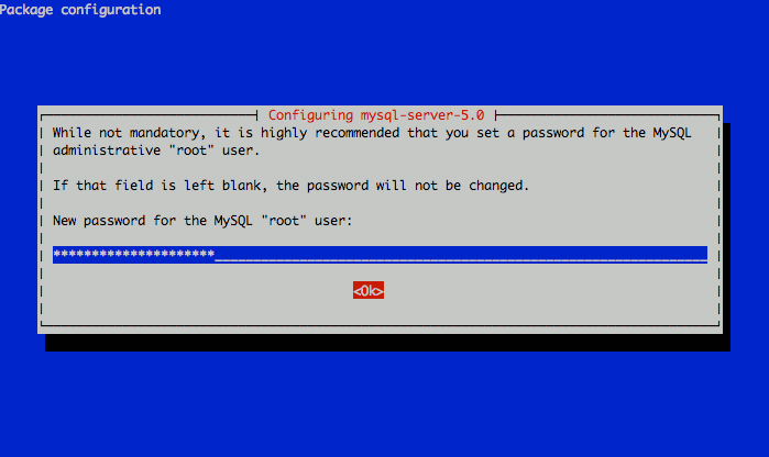 Setting the root password for MySQL on a Linode. Setting the root password for MySQL on a Linode.
