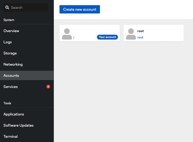 Cockpit Accounts Tab Cockpit Accounts Tab