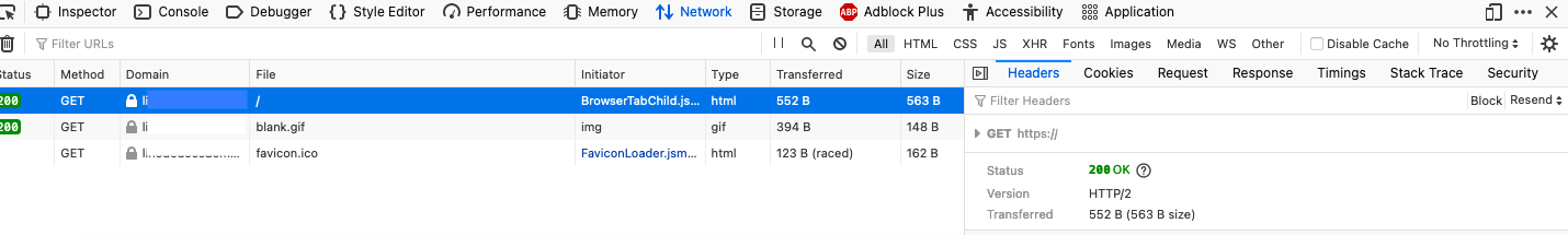 Developer panel in Firefox Developer panel in Firefox