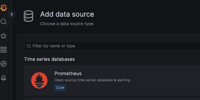 Select a Prometheus Data Source Select a Prometheus Data Source