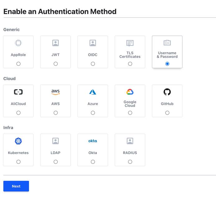 Vault Authentication Vault Authentication