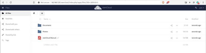 ownCloud is installed and ready to use as your private cloud ownCloud is installed and ready to use as your private cloud