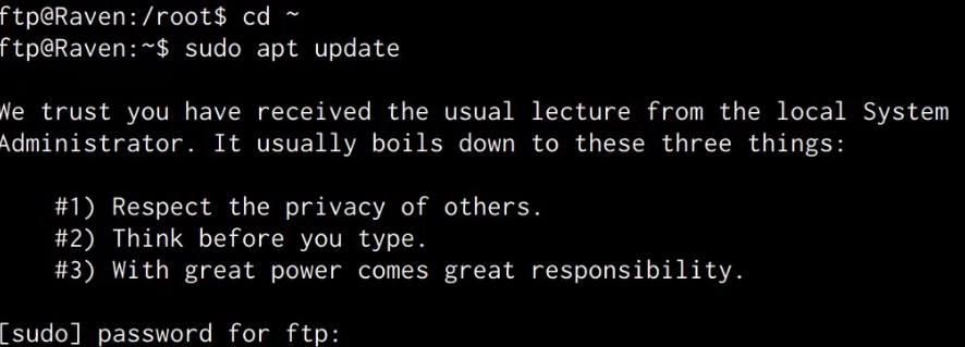 sudo apt update command sudo apt update command