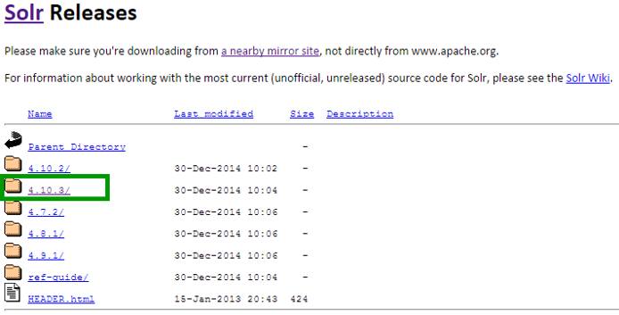 List of Solr releases List of Solr releases