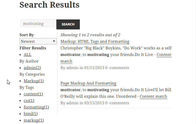 Search Results Search Results