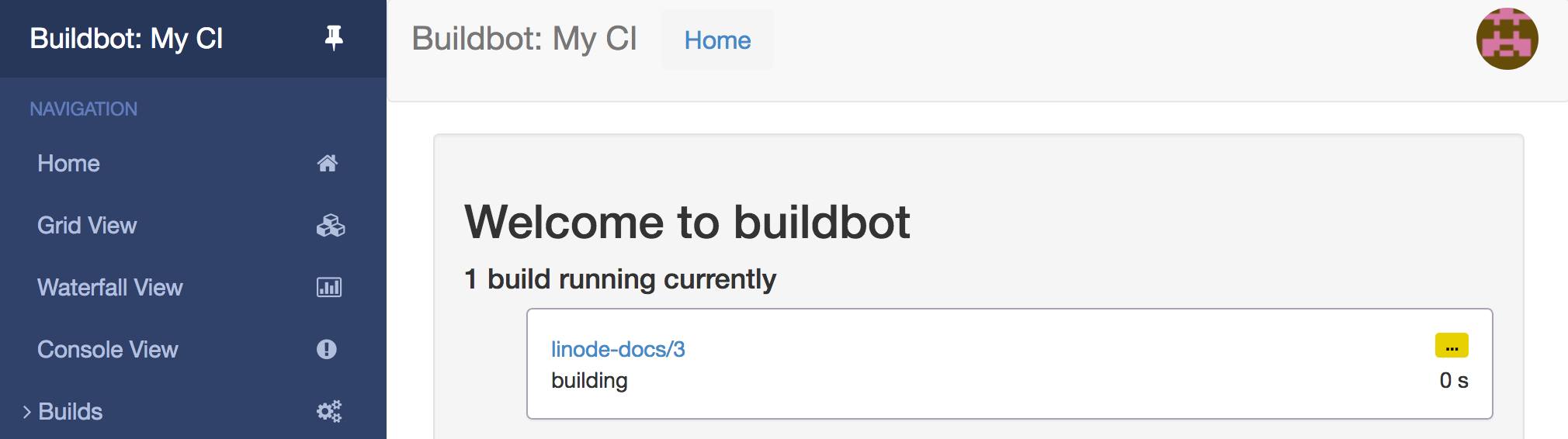 Buildbot running Builds Buildbot running Builds