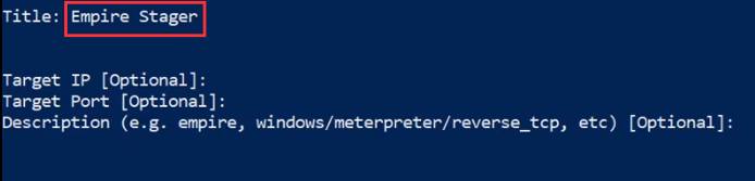 Luckystrike prompt - add payload form Luckystrike prompt - add payload form