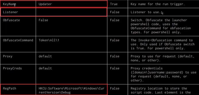 Empire client usemodule options Empire client usemodule options