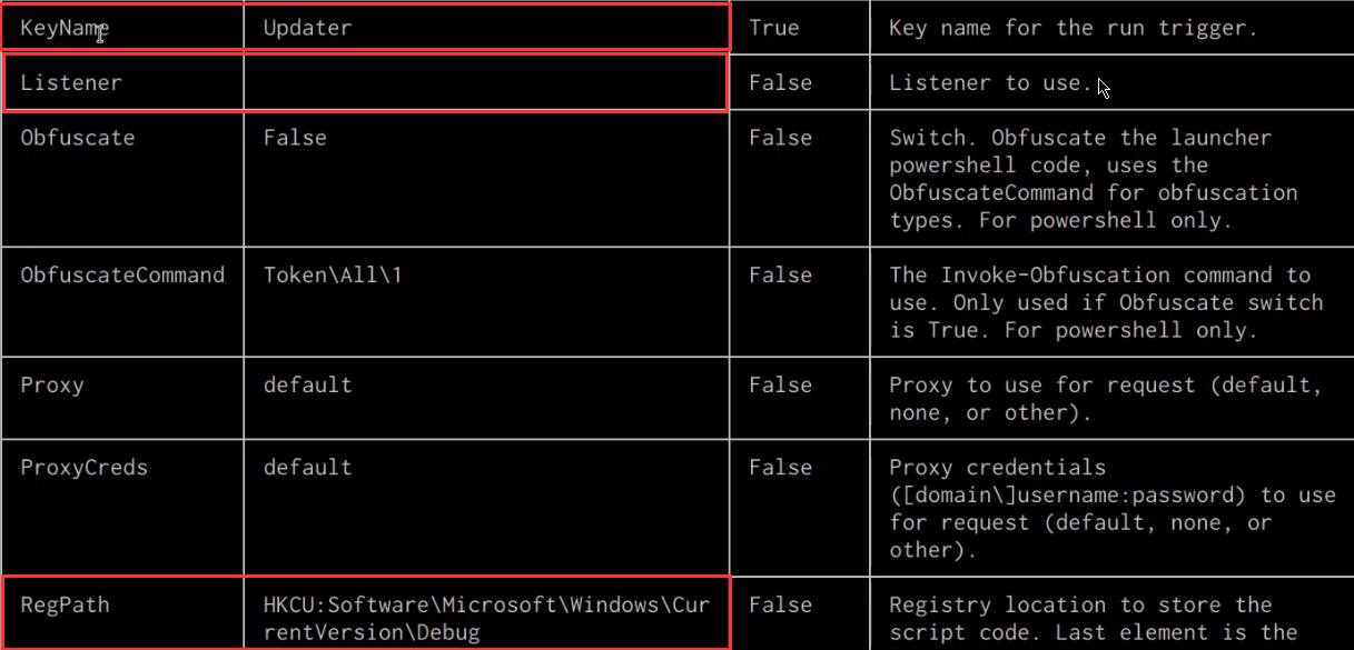 Empire client usemodule options Empire client usemodule options