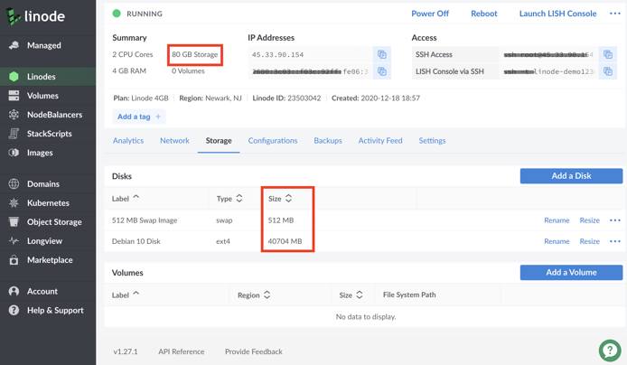 Disk storage allocation Disk storage allocation