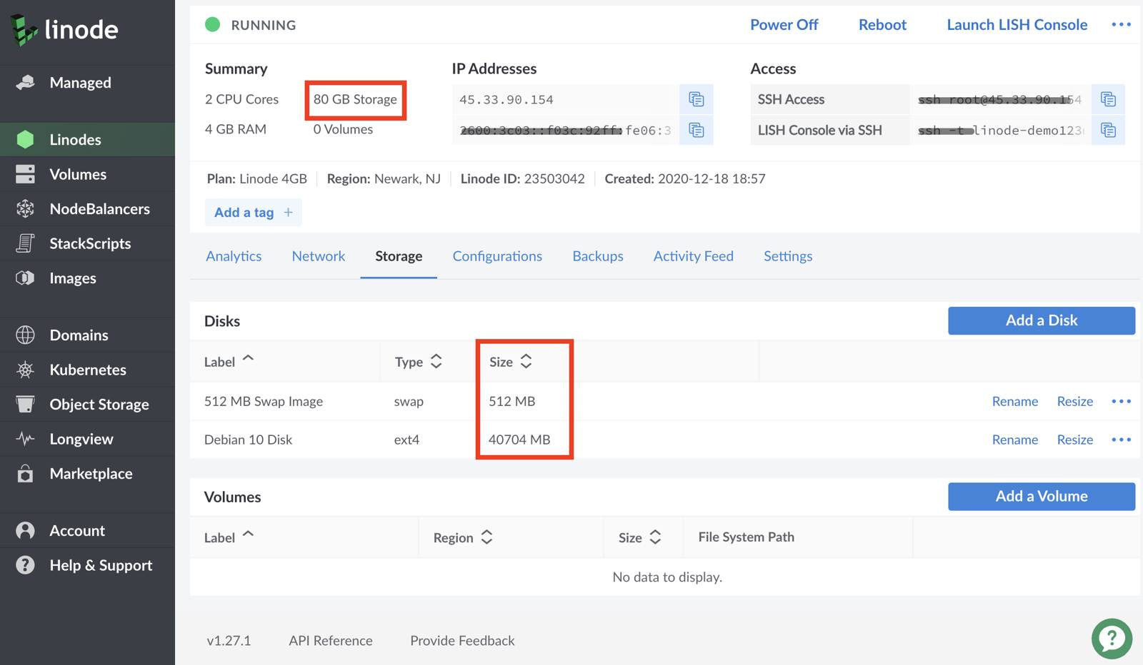 Disk storage allocation Disk storage allocation
