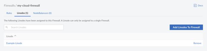 Screenshot of the list of Compute Instances attached to the Cloud Firewall Screenshot of the list of Compute Instances attached to the Cloud Firewall